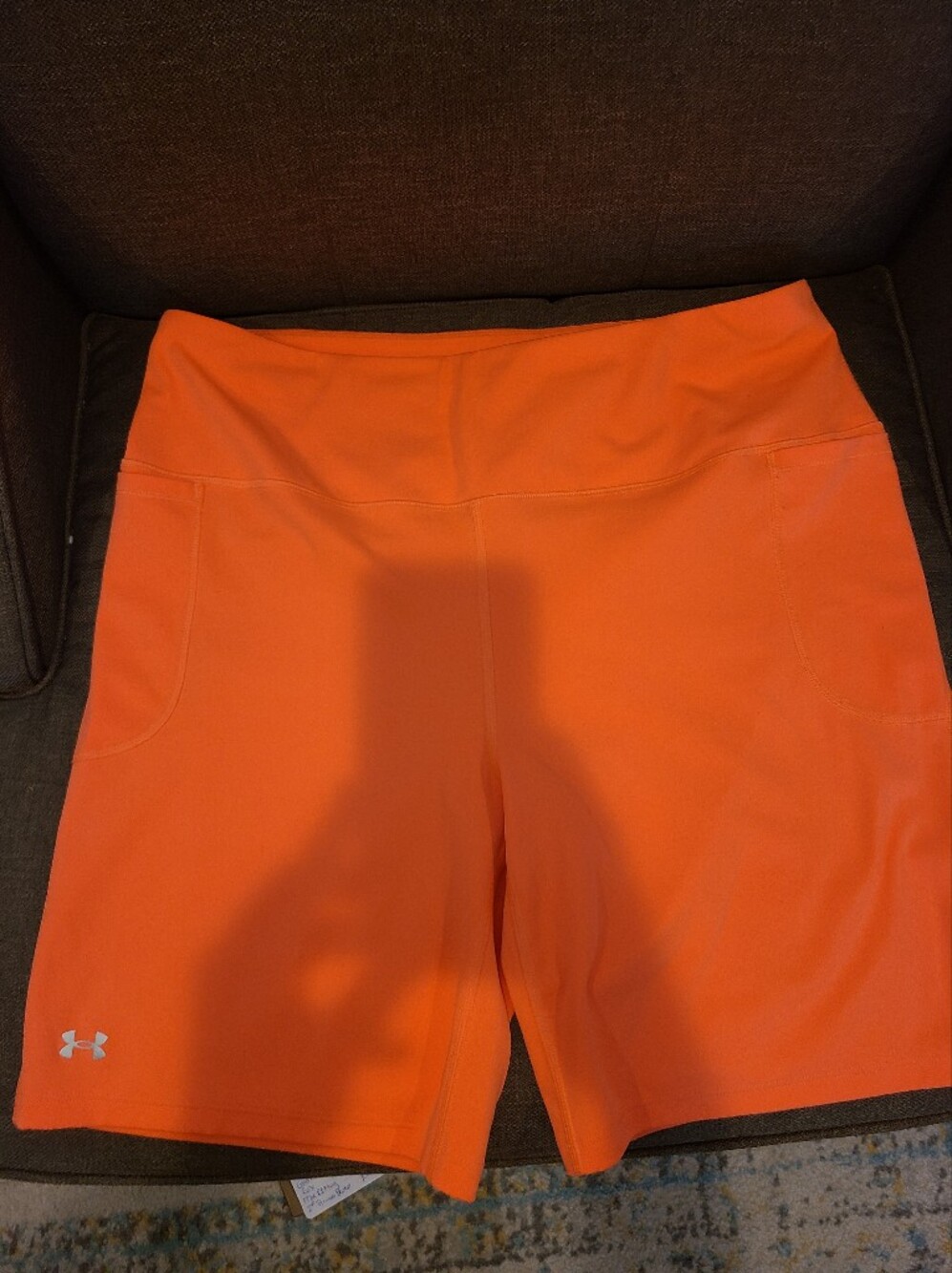 Under Armour Orange Athletic Shorts Women's Size xxl